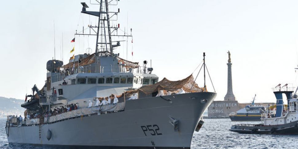 LÉ Niamh rescues 125 in Medite...