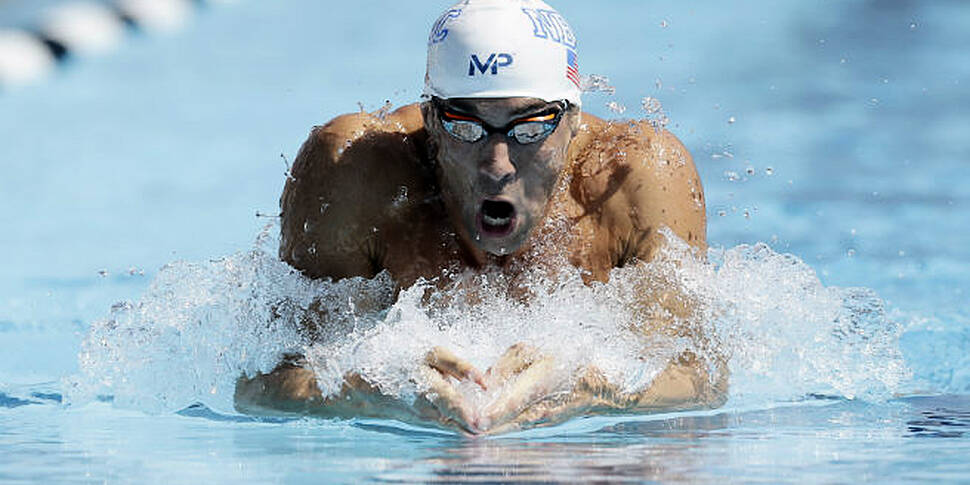 Is Michael Phelps back to his...