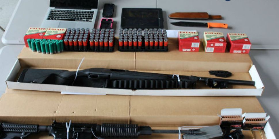 US officers seize firearms at...