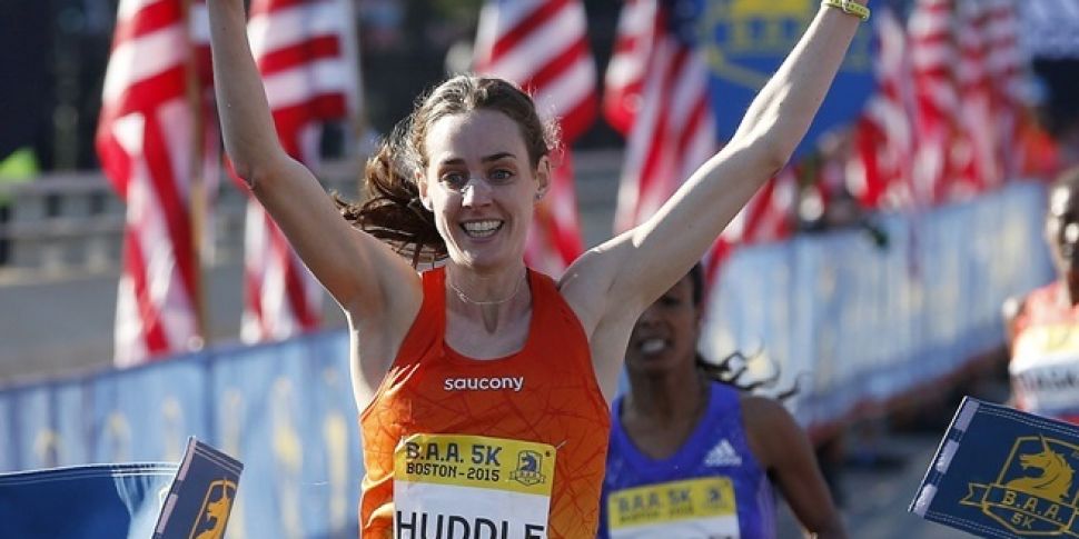 American athlete Molly Huddle...