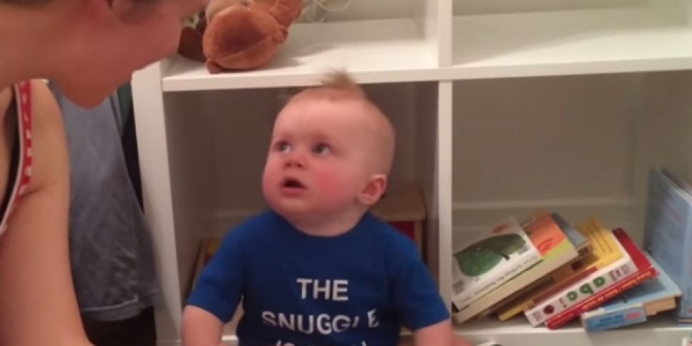WATCH: This adorable baby thro...