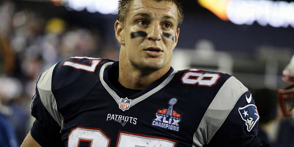 Rob Gronkowski scores three to...