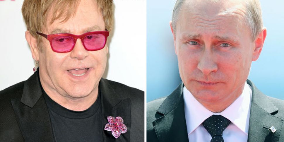 Singer Elton John is duped by...