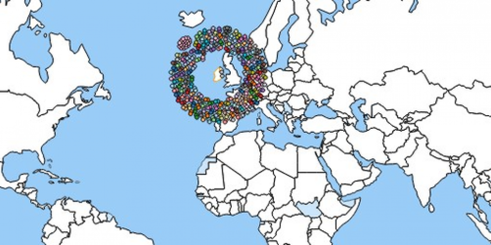 international migration map