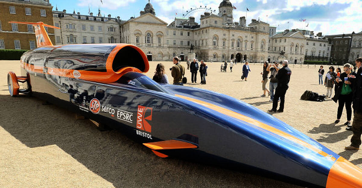 1,000mph car aiming to break speed records unveiled in London | Newstalk