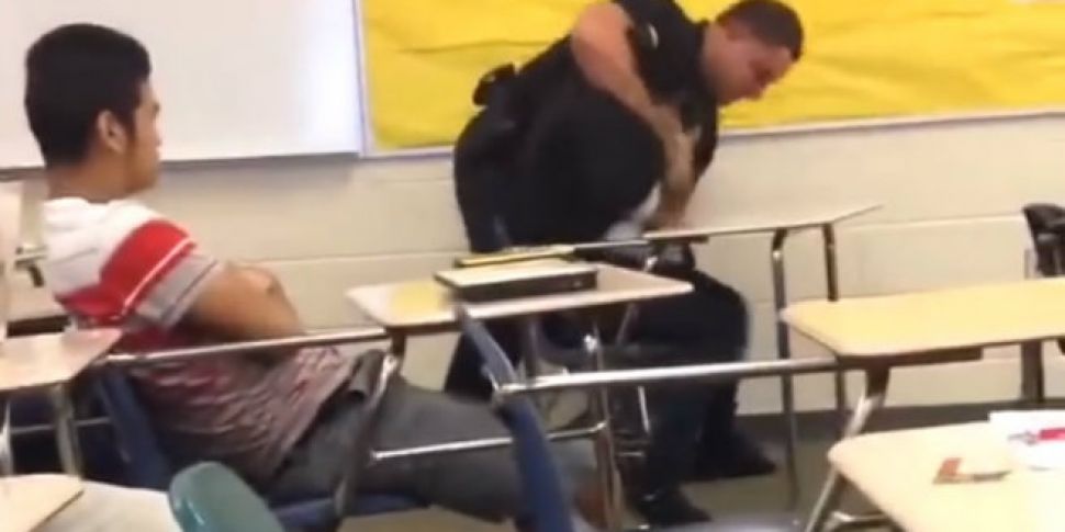 US school officer fired after...
