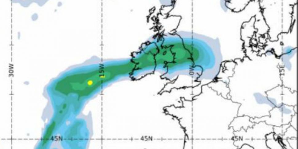 50mm of rain expected to fall...