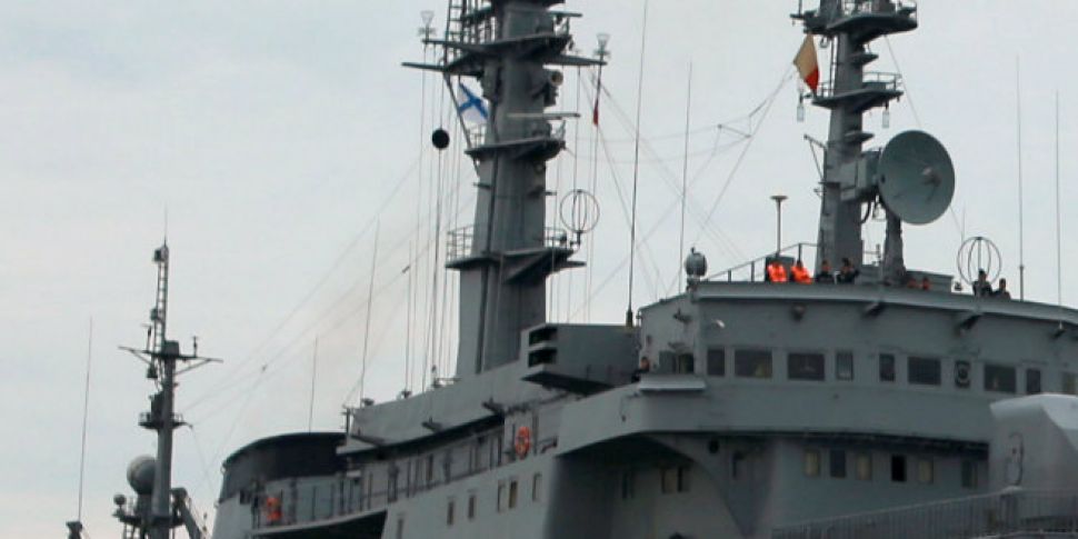 Claims that Russian warship fi...