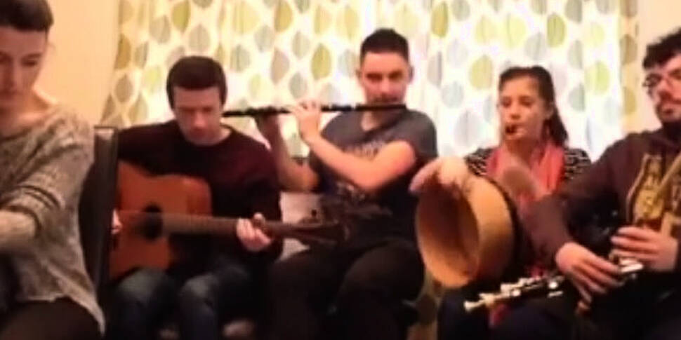 WATCH: A trad band have given...