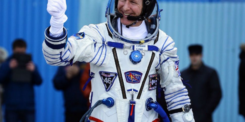 British astronaut Tim Peake di...