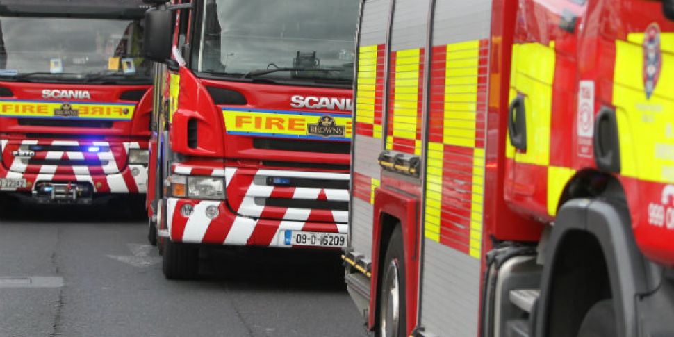Dublin Fire Brigade fighting b...