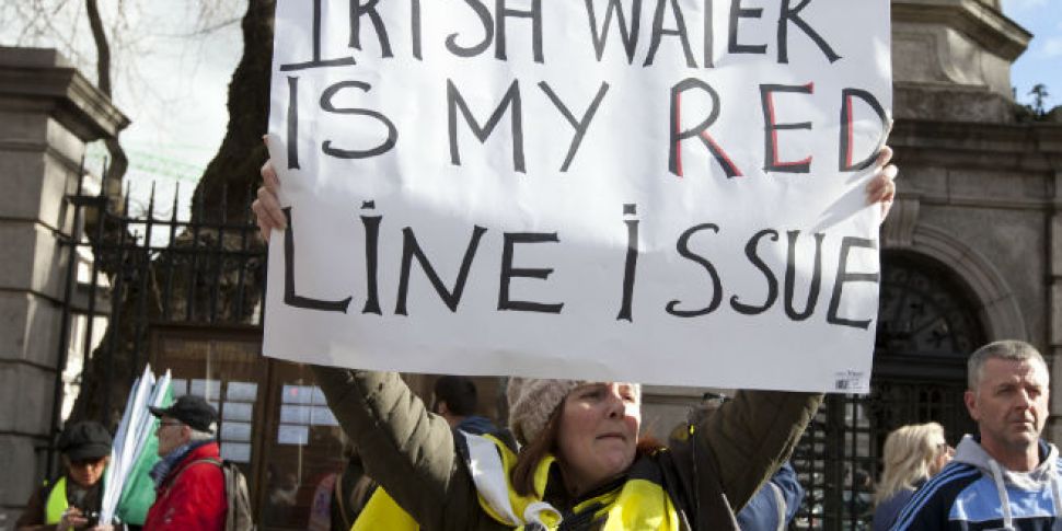 Over 500 protest water charges...