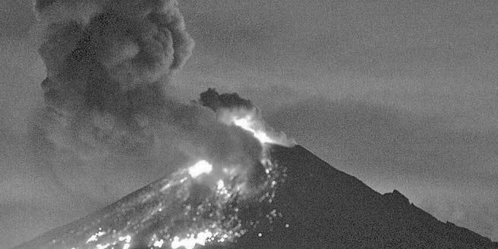 WATCH: Footage shows mass erup...