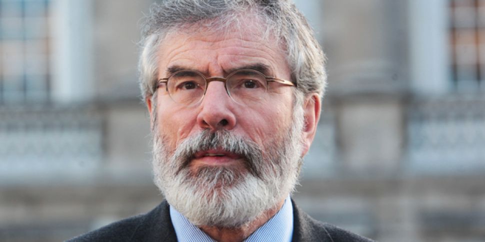 Gerry Adams says Sinn Féin is...