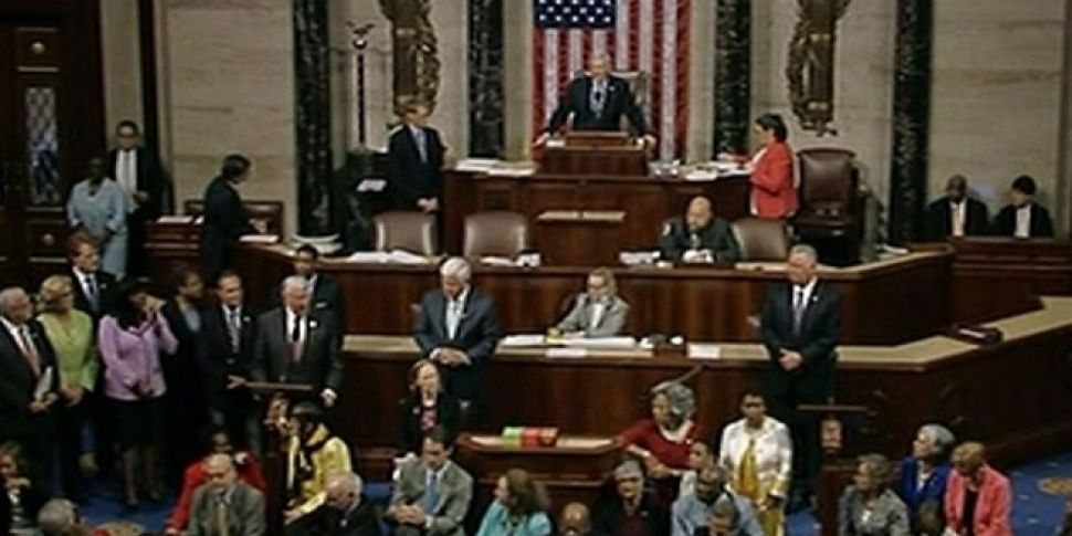 Democrats staging sit-in over...