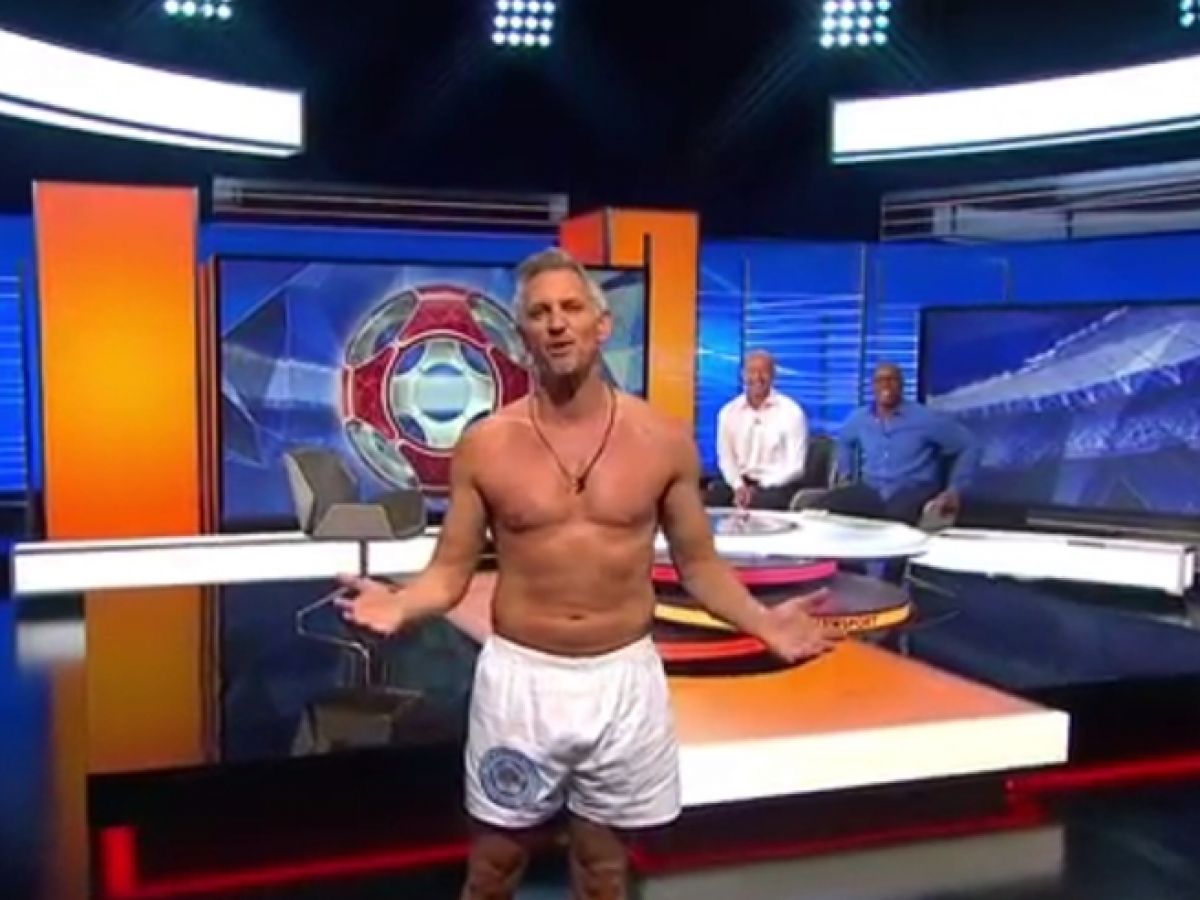 WATCH Gary Lineker stays true to his promise as he presents Match of the Day in his pants Newstalk