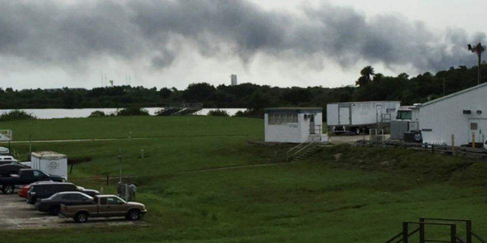 Explosion rocks SpaceX launch...