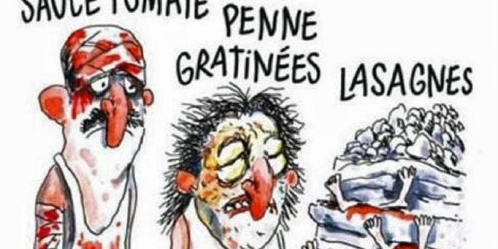 Charlie Hebdo earthquake carto...
