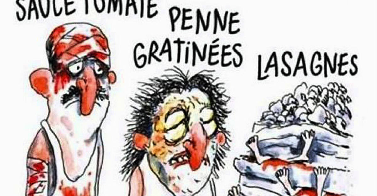 Charlie Hebdo earthquake cartoon sparks outrage in Italy | Newstalk