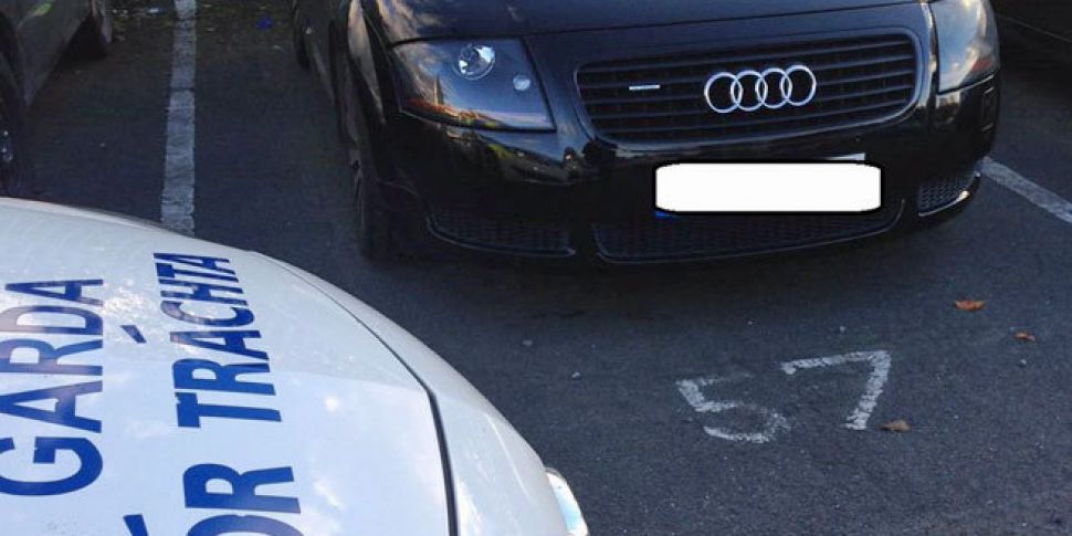 Driver arrested after car is c...