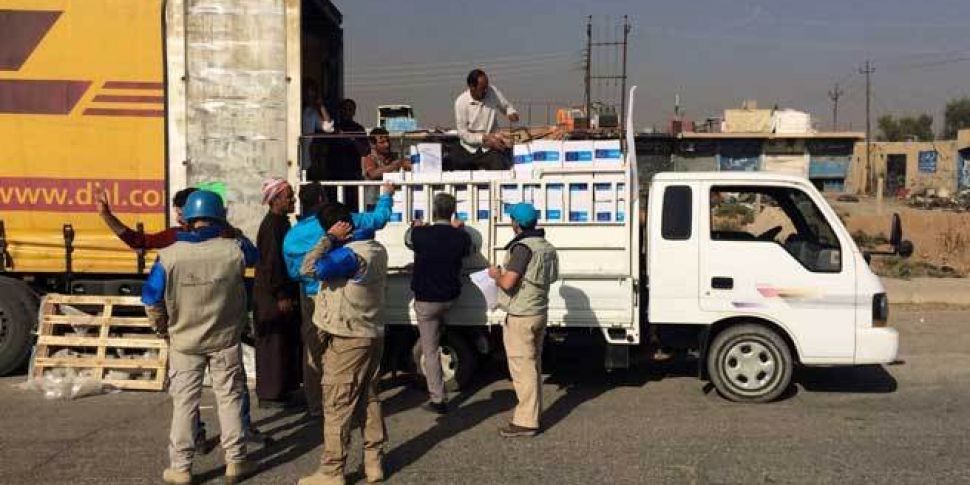 UNICEF delivers aid to Mosul f...