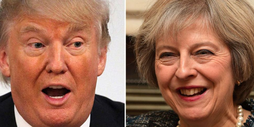 Theresa May begins US charm of...