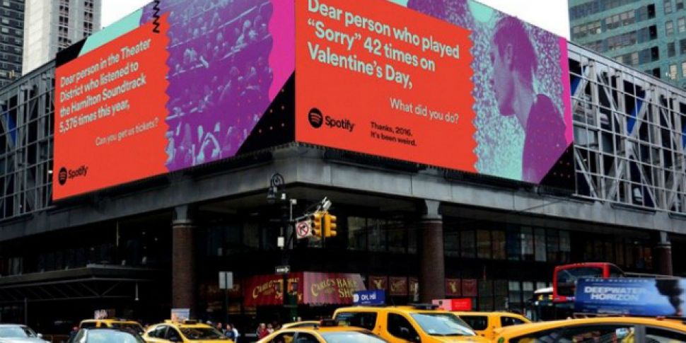 Spotify ad campaign turns mirr...
