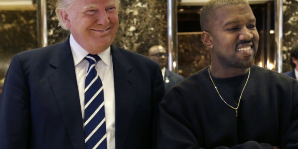 Donald Trump and Kanye West me...