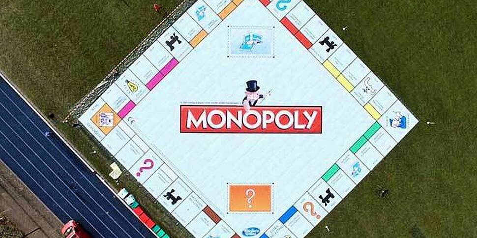 WATCH: Huge Monopoly board set...