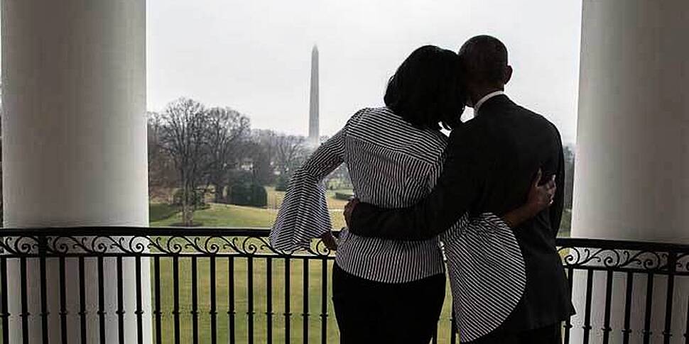 In Pictures: The Obamas bid fa...