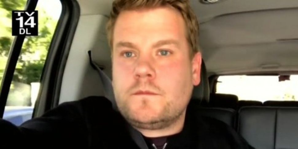 James Corden reacts to &#3...