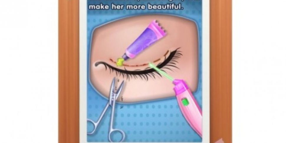 Cosmetic surgery app for kids...