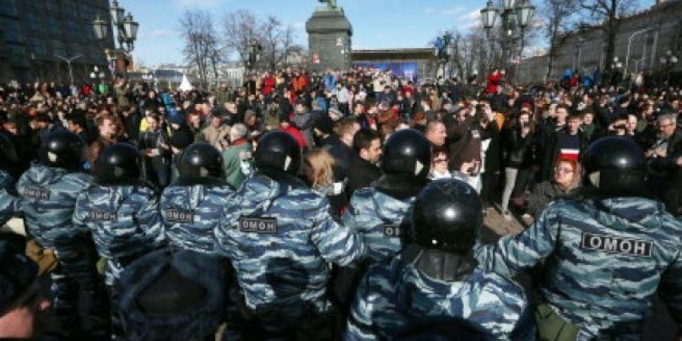 Russia anti-corruption protest...