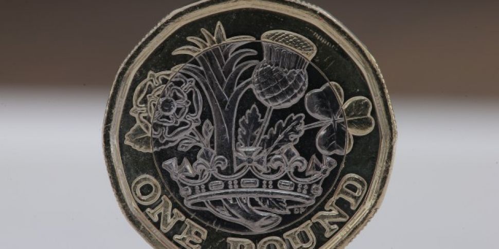 Britain&#39;s pound coin g...