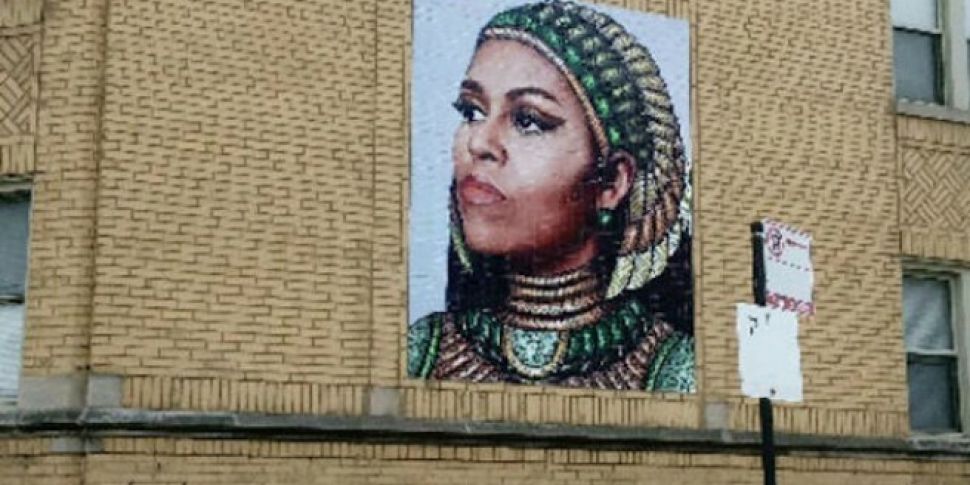 Michelle Obama mural plagiaris...