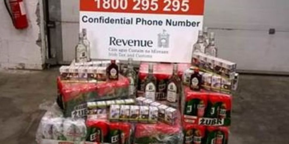 Revenue seize vodka, beer and...