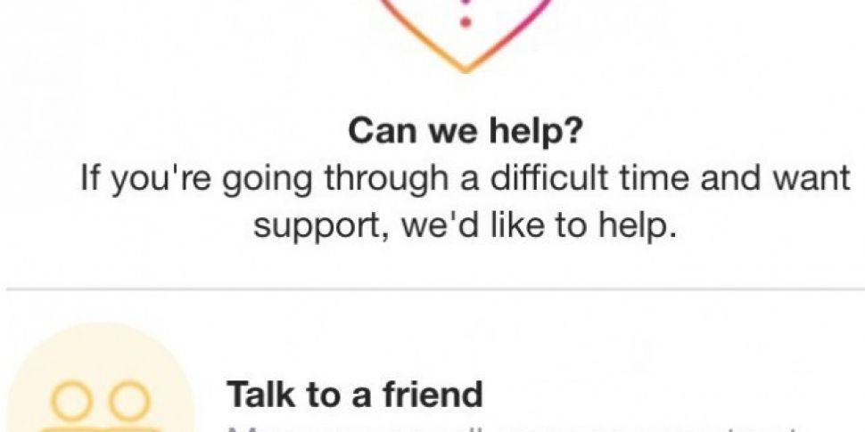 Instagram offers help to users...