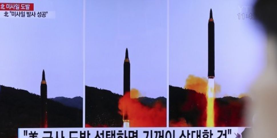 North Korea says test missile...