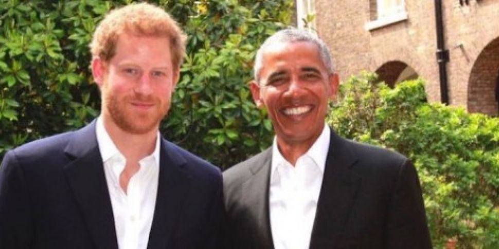 Obama visits Kensington Palace...
