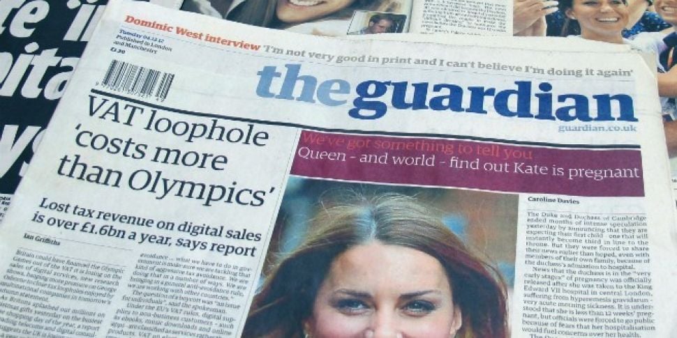 The Guardian going tabloid as...