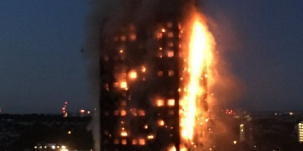 London tower block blaze death...
