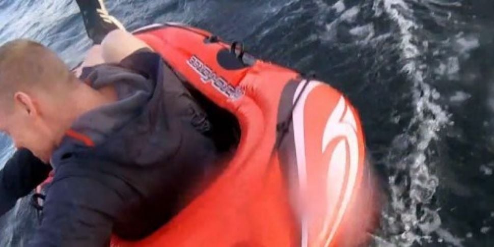 WATCH: Man rescued from toy di...