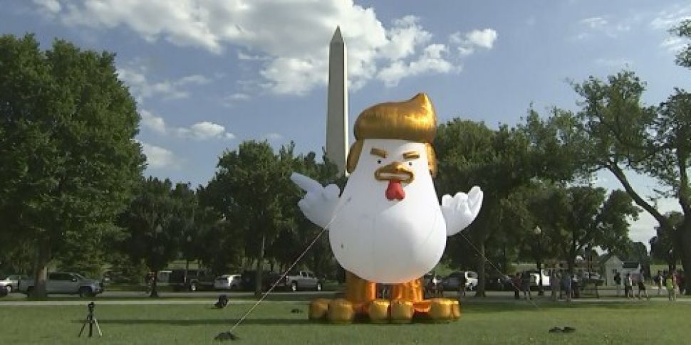 Giant &#39;Trump Chicken&a...