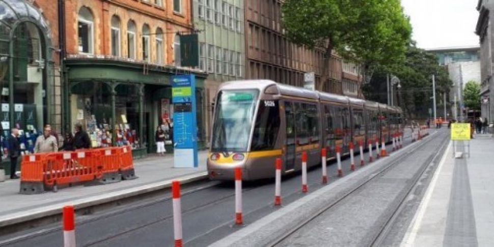 WATCH: Luas tested on new line...