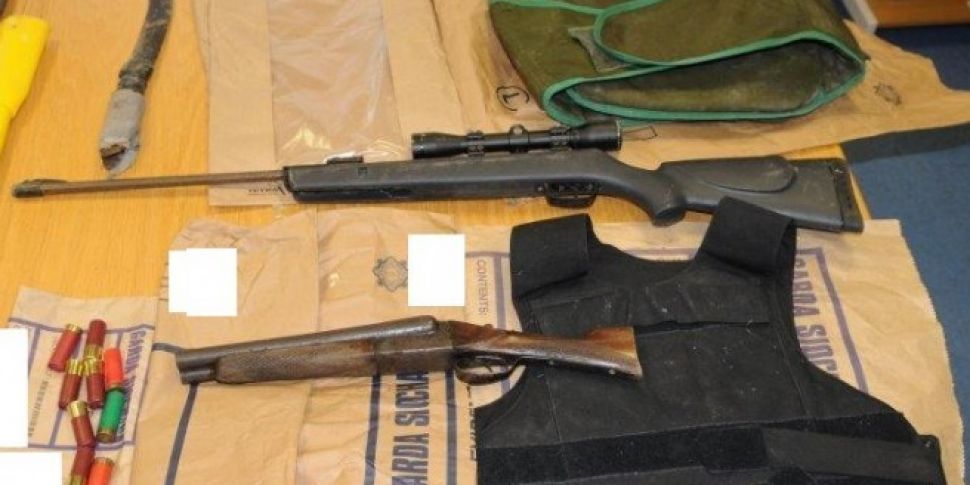 Weapons seized and three men a...