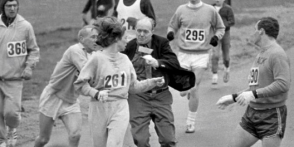 WATCH: The first woman to run...