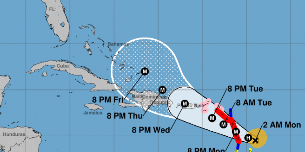 Hurricane Maria heading toward...