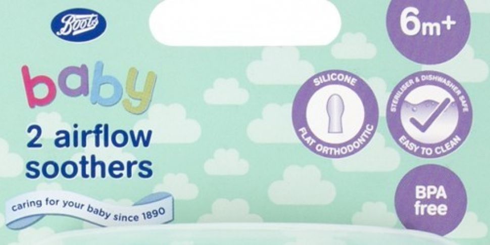 Boots recalls baby soothers ov...