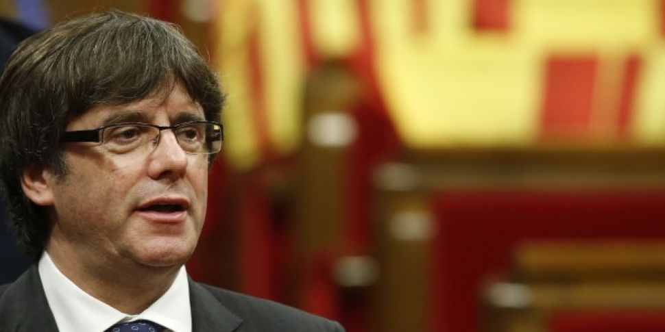 Deposed Catalan president hand...
