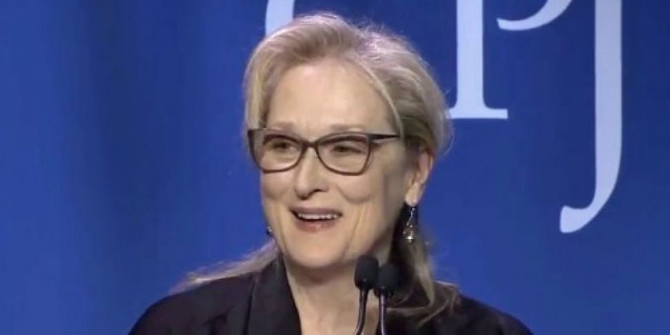 WATCH: Meryl Streep thanks the...